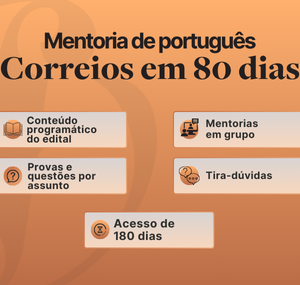 Mentoria de Português: Correios em 80 Dias