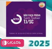NFPSS TJSC 2025 Ciclos 2025 TJ SC Juiz Magistratura