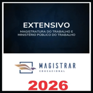 Magistratura do Trabalho e MPT (Extensivo) Magistrar 2026